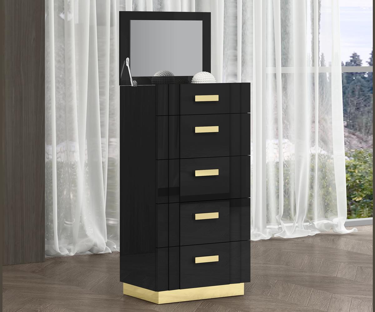 Glamour Queen King Bed