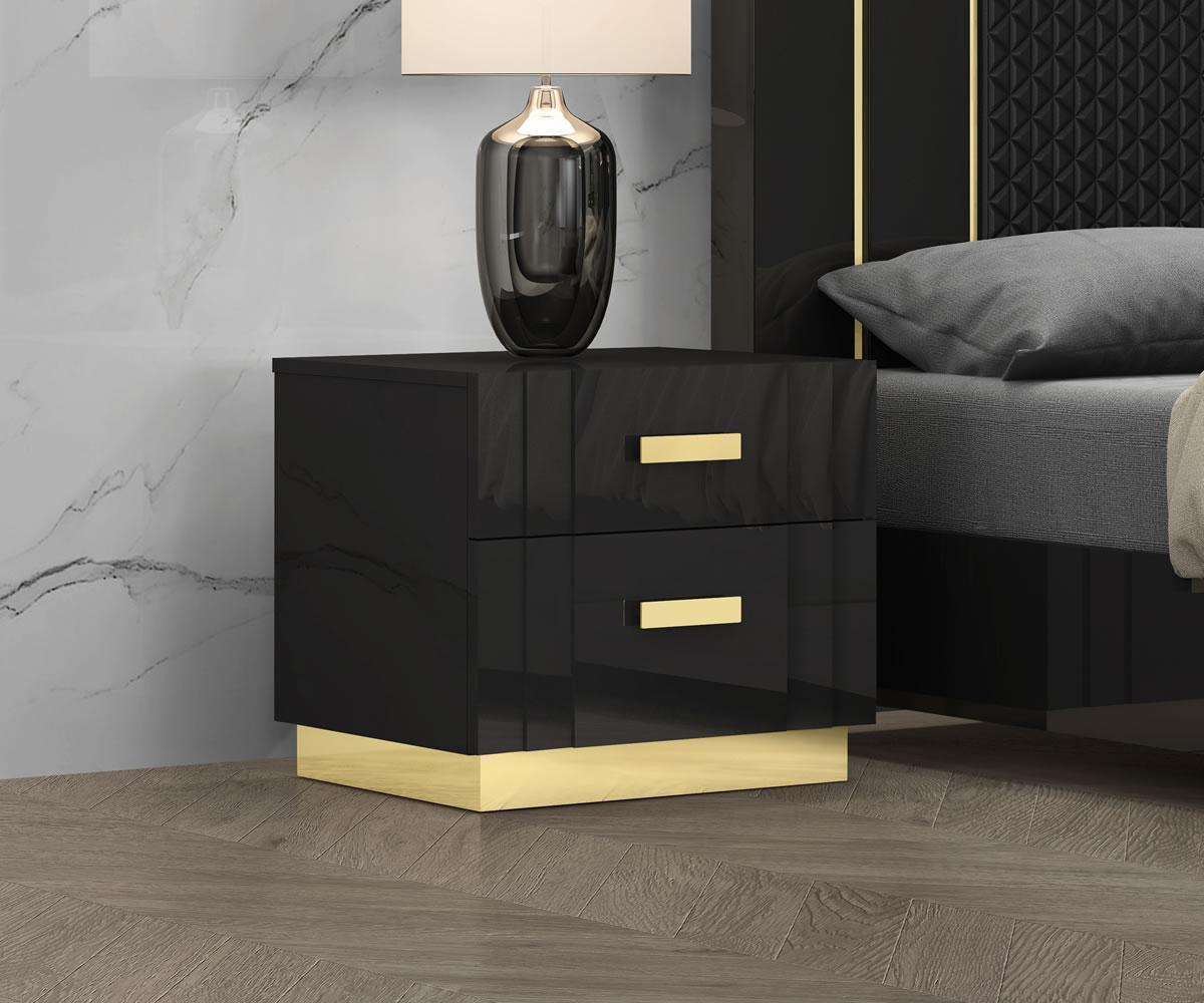 Glamour Queen King Bed