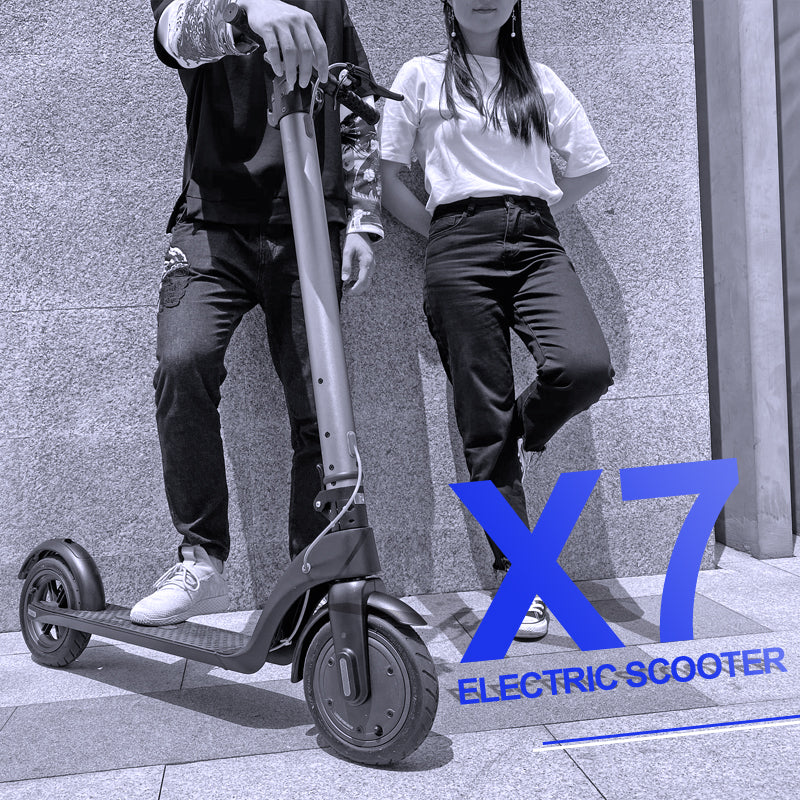 x7 electric Scooter large wheel mobility Folding Electrico Scooter long distance with pedals