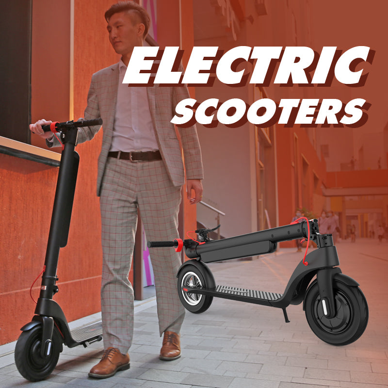 X8 eScooter High Speed Long Range Fat Tire 10 inch Air tire 36V 350W Motor 700 Watts Offroad Electric Scooter