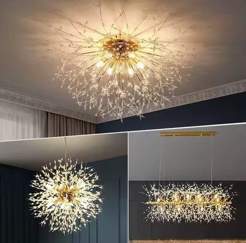 Energy Saving Hanging Chandelier Led Crystal Pendant Lamp