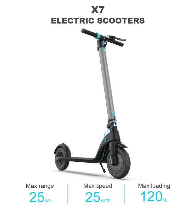 x7 electric Scooter large wheel mobility Folding Electrico Scooter long distance with pedals