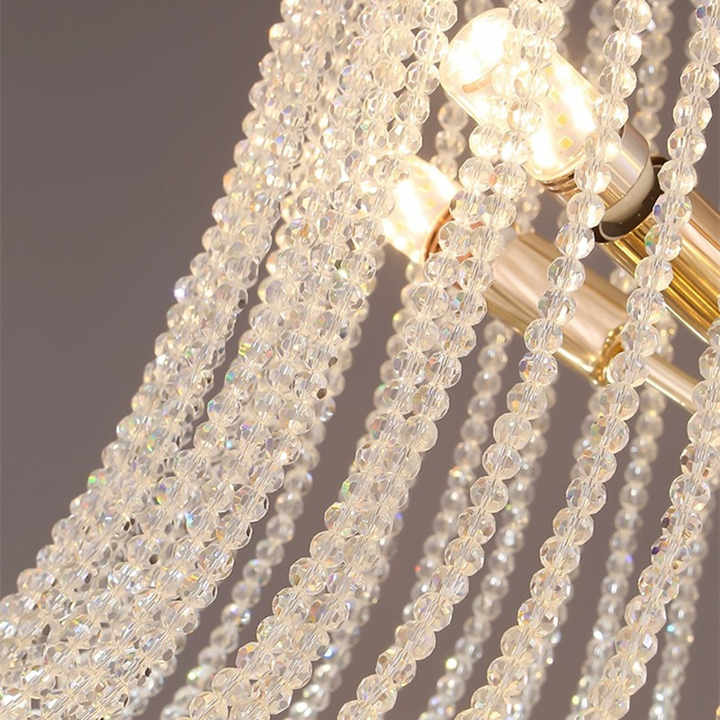 Luxury Gold Pendant Lighting Dinning Crystal Chandeliers
