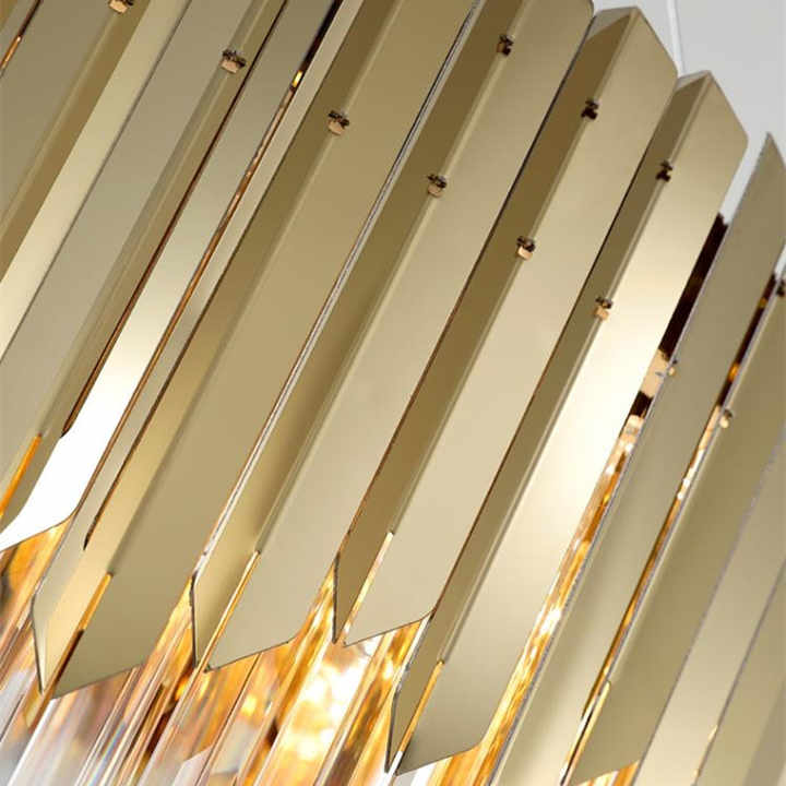 Modern Luxury Elegant Crystal Pendant Light Home Lamp Chandelier Light for Living Room Hotel