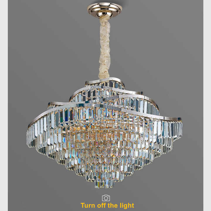 Living Room Gold Hotel Modern Lights Led Pendant Lights Luxury Crystal Chandeliers