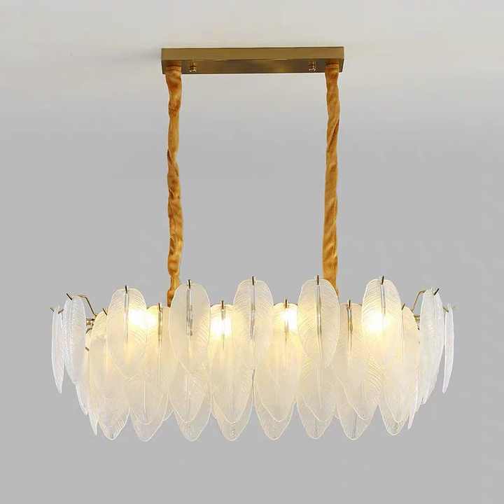 Modern Luxury Indoor Gold square Lighting Crystal Chandeliers Pendant Lights for Dining Room