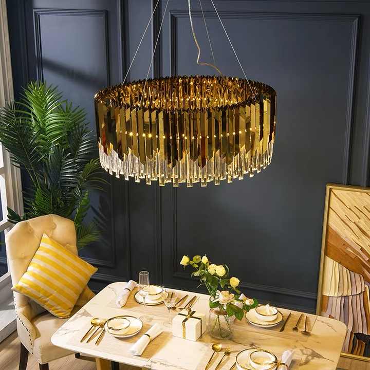 Modern Luxury Elegant Crystal Pendant Light Home Lamp Chandelier Light for Living Room Hotel