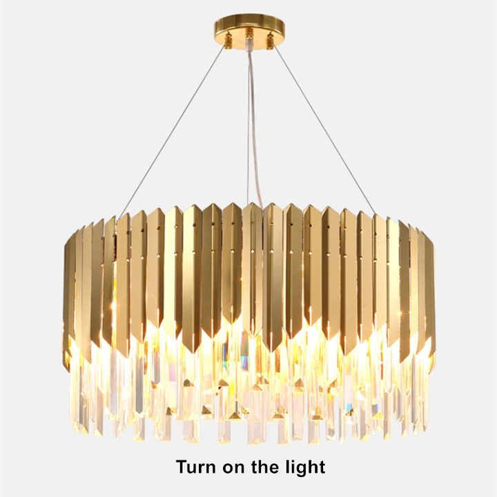 Modern Luxury Elegant Crystal Pendant Light Home Lamp Chandelier Light for Living Room Hotel