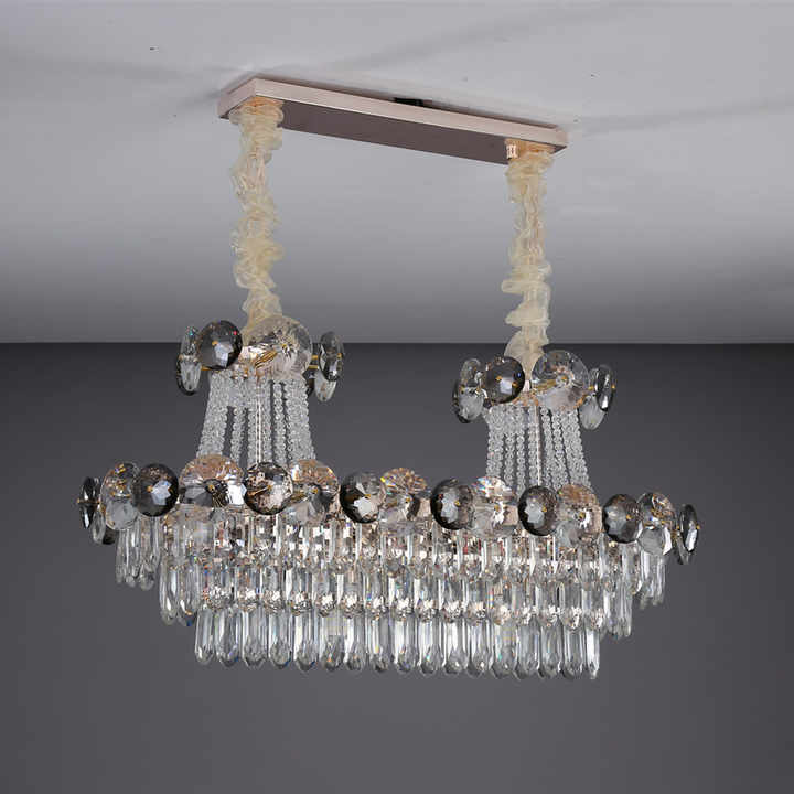 Luxury Gold Pendant Lighting Dinning Crystal Chandeliers