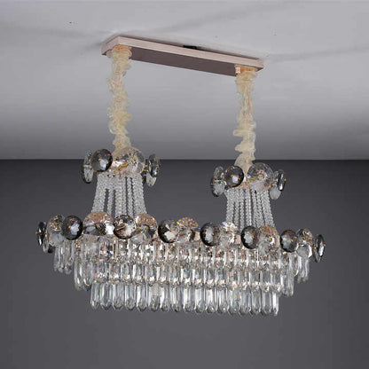 Luxury Gold Pendant Lighting Dinning Crystal Chandeliers