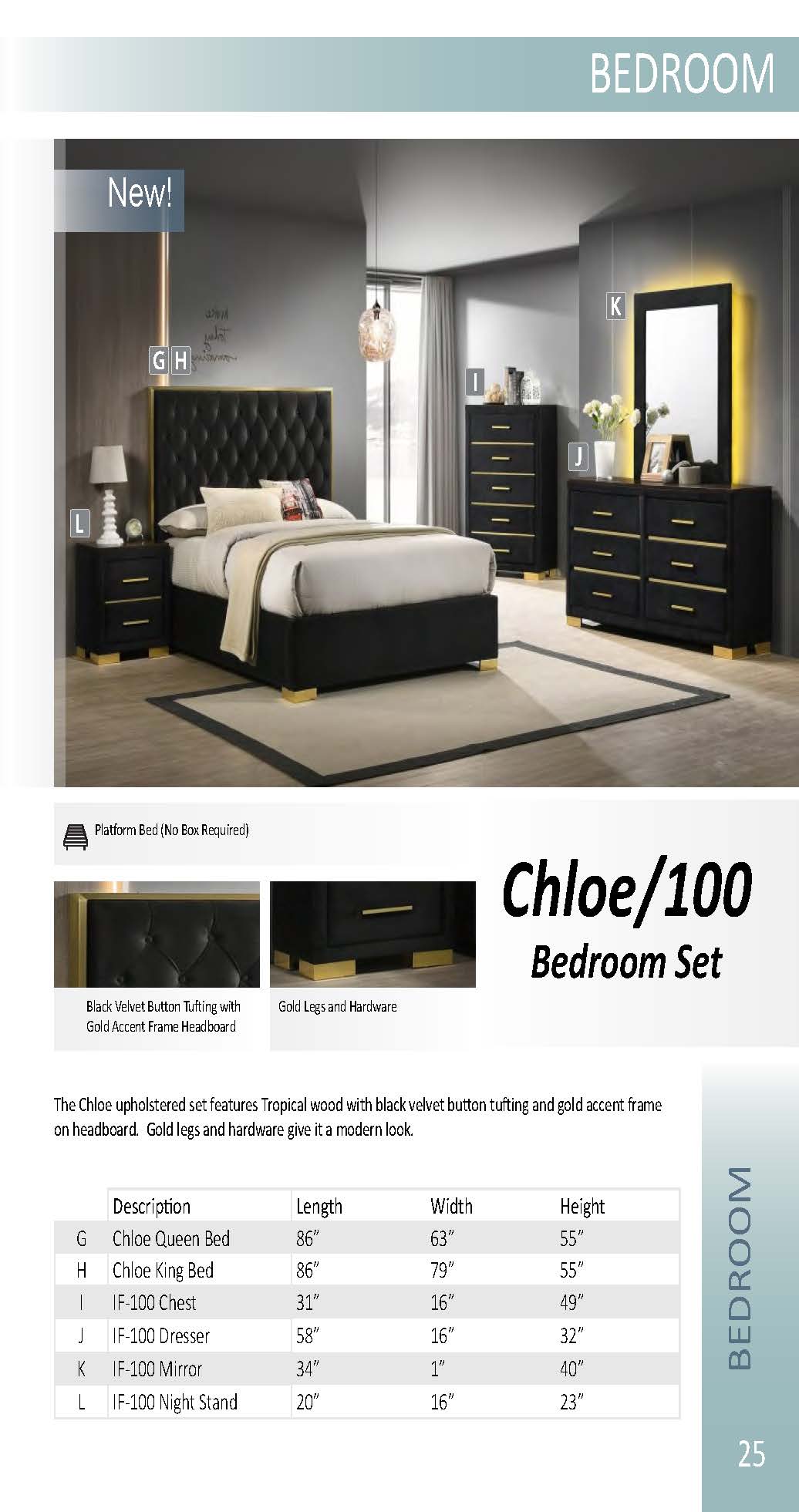 Chloe Bedroom Set