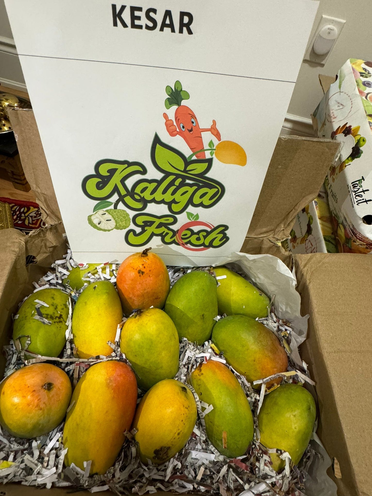 Kesar Mangoes  2 Box of 3 KG total 6 KG