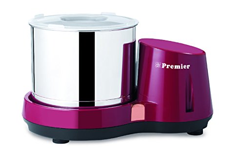 Premier Table Top Wet grinder - Compact - 2 ltrs. With attachments - 110 V Red Color