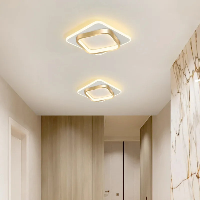 Modern LED Aisle Ceiling Light Chandelier For Corridor Stairs Foyer Balcony Bedroom Bathroom Indoor Lighting Fixtures Luster