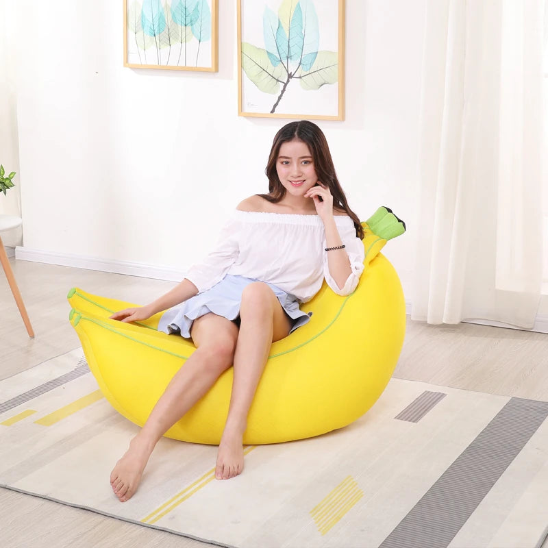 Lazy Minimalist Sofa Nordic Style Halloween Yellow Bean Bag Sofa Modern Reading Tatami Unique Divani Soggiorno Bedroom Furniture