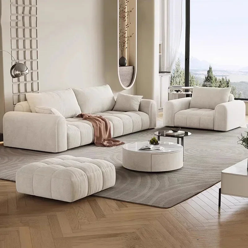 Living Room Puff Sofa Comfortable Reclining Luxury Elegant Modern Sofa Lazy Relaxing Woonkamer Banken Japanese Furniture