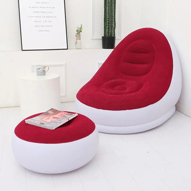 Portable Folding Inflatable Sofa Lazy BeanBag Sofas Chair Lounger Bean Bag Pouf Puff Couch Tatami Living Room