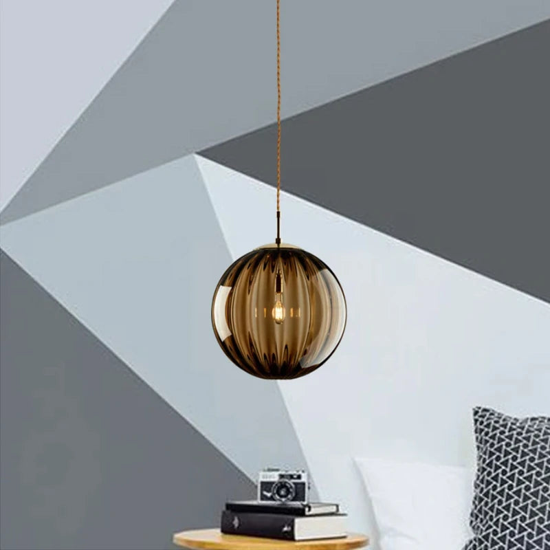 Modern Led Pendant Light Nordic Glass Ball Hanglamp For Bedroom Dining Room Bar Decor Loft Luminaire Suspension Kitchen Fixtures