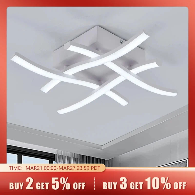 24W Modern Led Ceiling Lights Led Chandelier Ceiling Lighting AC90-260V Ceiling Lamp For Room Living Room Decoration