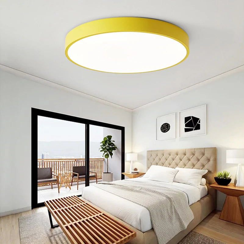 Macaron LED Nordic ceiling light creative modern minimalism living room bedroom study dining room corridor balcony lighting