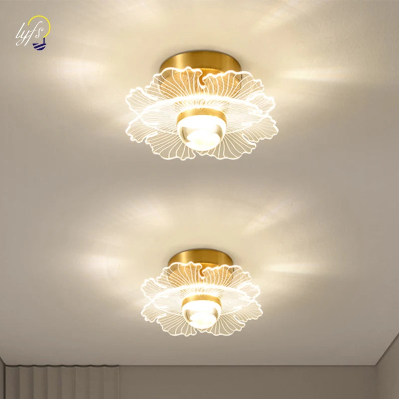 Nordic LED Ceiling Lamp Indoor Lighting For Home Decoration Living Room Bedroom Bedside Light Cloakroom Balcony Ceiling Lights