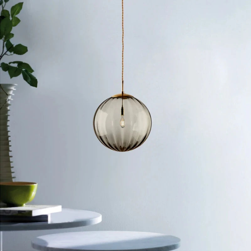 Modern Led Pendant Light Nordic Glass Ball Hanglamp For Bedroom Dining Room Bar Decor Loft Luminaire Suspension Kitchen Fixtures