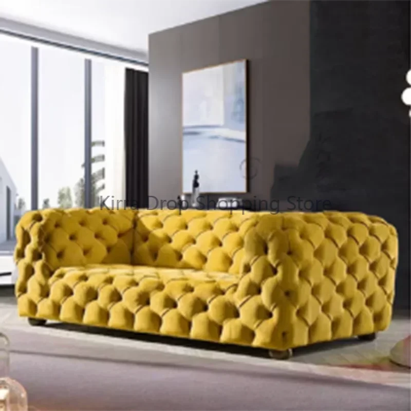 Lounge Luxury Arm Living Room Sofa Modern European Reading Loveseat Living Room Sofa Comfy Sofas Para El Hogar Furniture ZY50SF