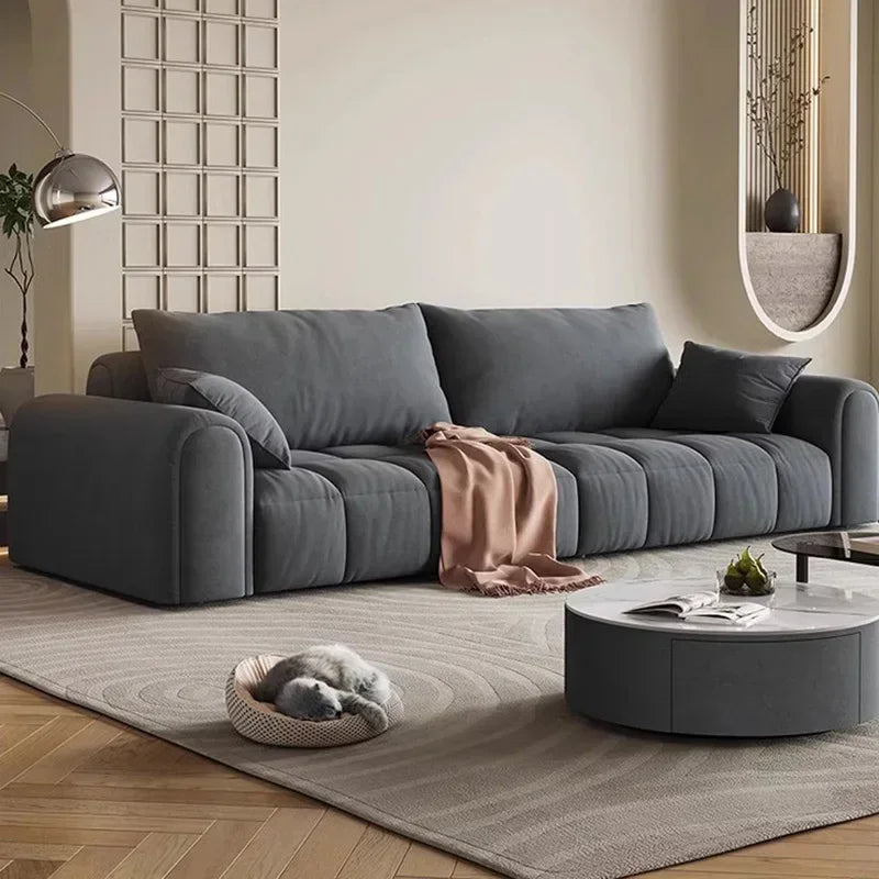 Living Room Puff Sofa Comfortable Reclining Luxury Elegant Modern Sofa Lazy Relaxing Woonkamer Banken Japanese Furniture