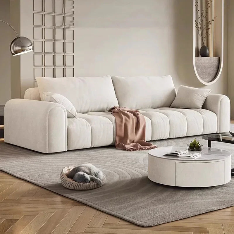 Living Room Puff Sofa Comfortable Reclining Luxury Elegant Modern Sofa Lazy Relaxing Woonkamer Banken Japanese Furniture