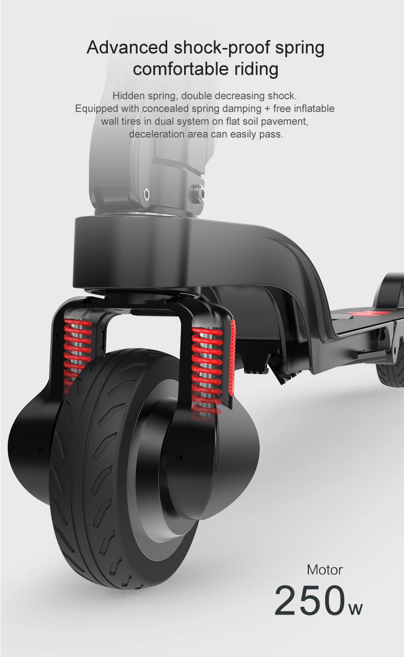 x7 electric Scooter large wheel mobility Folding Electrico Scooter long distance with pedals